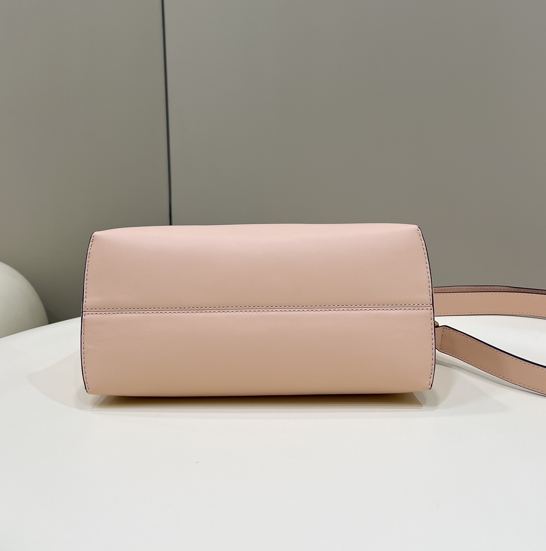 Fendi Medium By The Way Leather Boston Shoulder Bag Pink